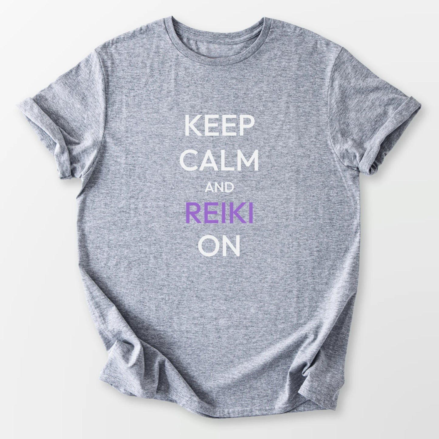 Keep Calm and Reiki Tee Sport Grey T-Shirt