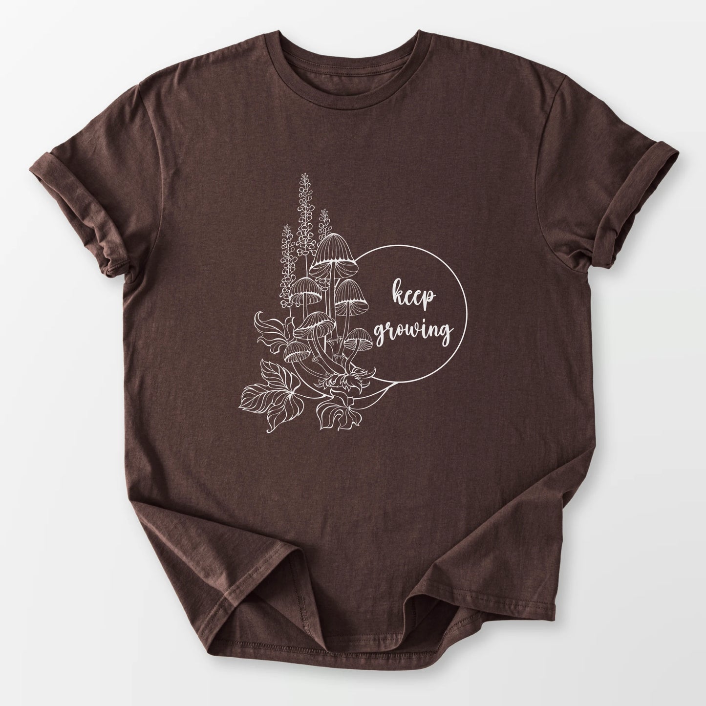 Keep Growing Tee Dark Chocolate T-Shirt