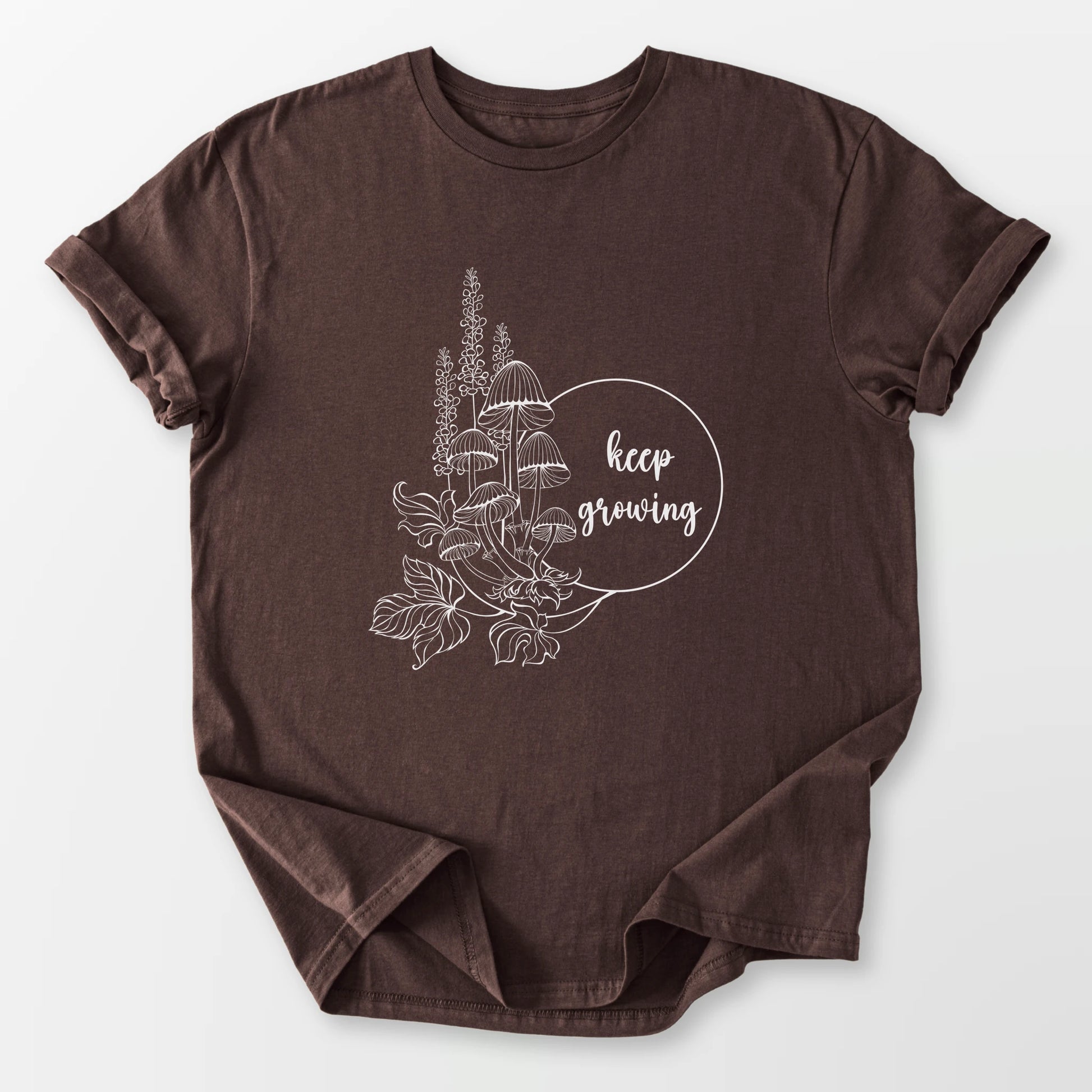 Keep Growing Tee Dark Chocolate T-Shirt