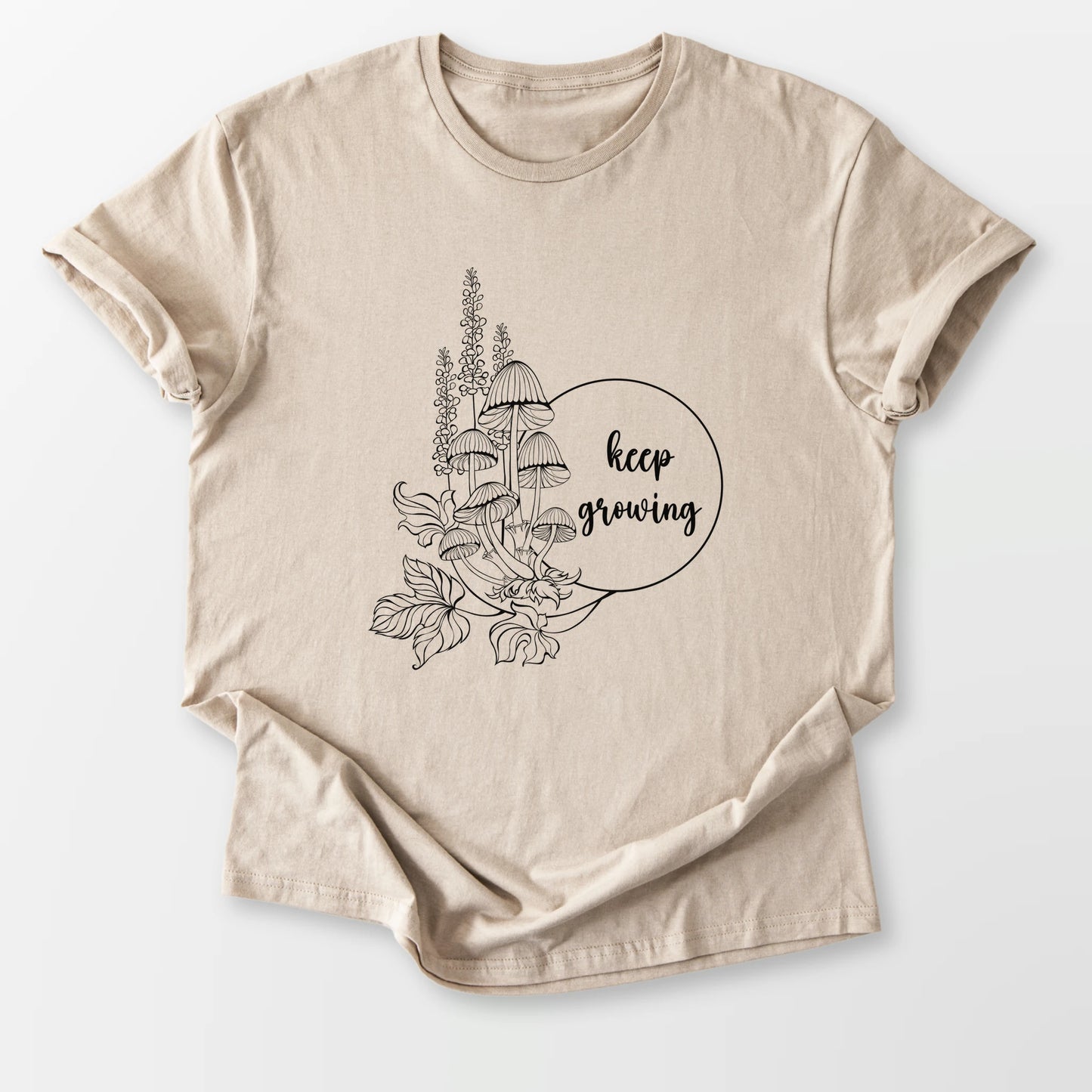 Keep Growing Tee Sand T-Shirt