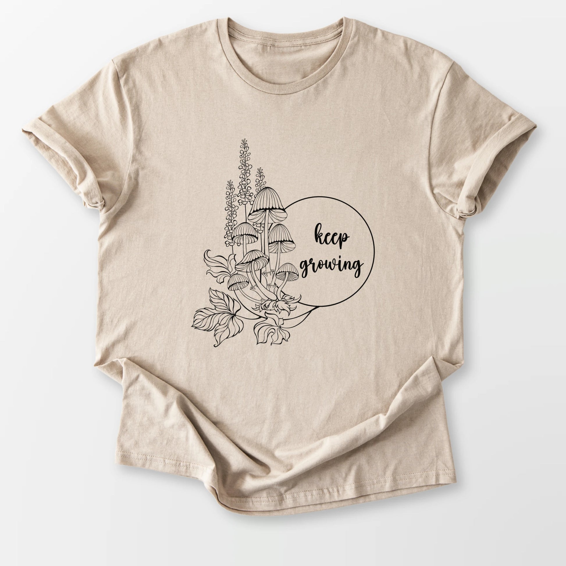 Keep Growing Tee Sand T-Shirt