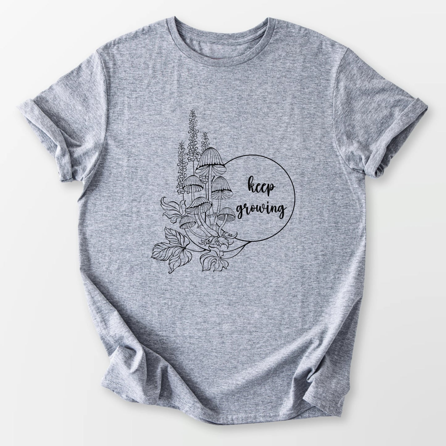 Keep Growing Tee Sport Grey T-Shirt