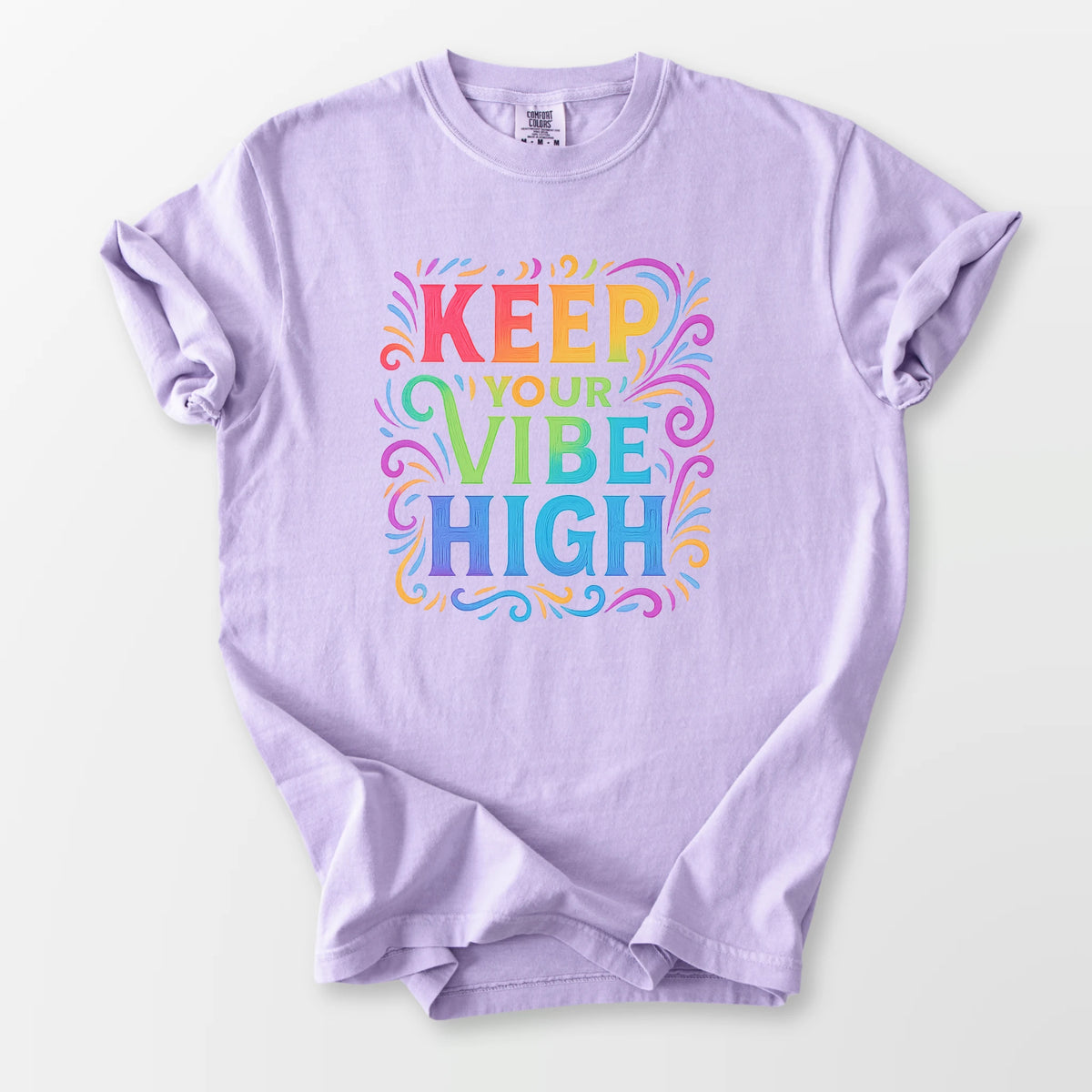 Keep Your Vibe High Comfort Tee Orchid T-Shirt