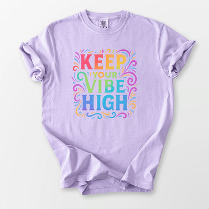 Keep Your Vibe High Comfort Tee Orchid T-Shirt