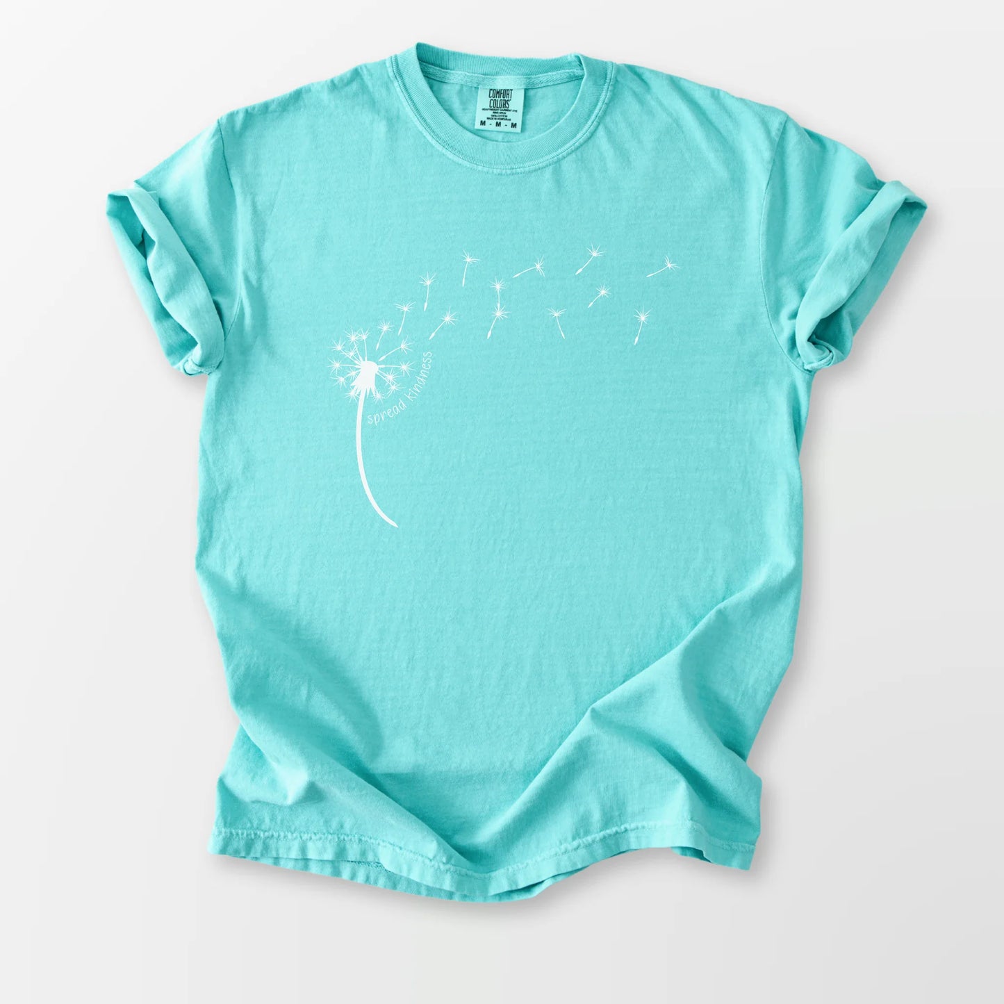 Kindness Dandelion Comfort Tee Chalky Mint T-Shirt