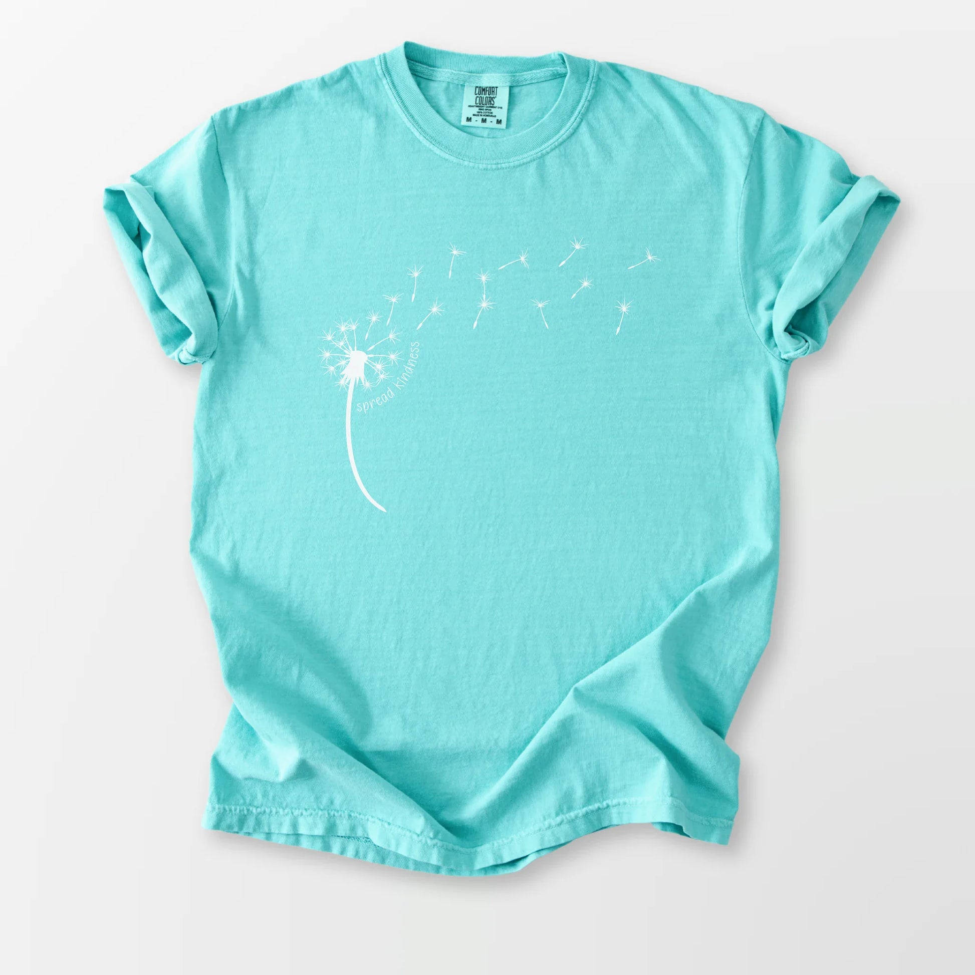 Kindness Dandelion Comfort Tee Chalky Mint T-Shirt