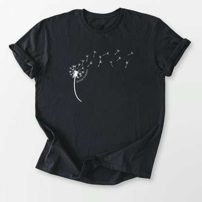 Kindness Dandelion Tee Black T-Shirt