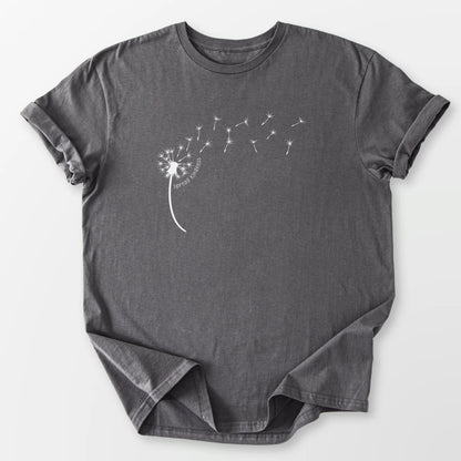 Kindness Dandelion Tee Charcoal T-Shirt