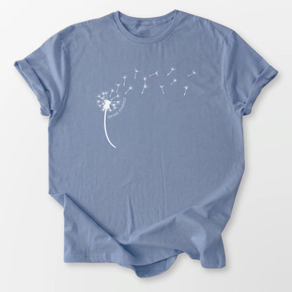 Kindness Dandelion Tee Stone Blue T-Shirt