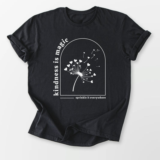 Kindness is Magic Tee Black T-Shirt