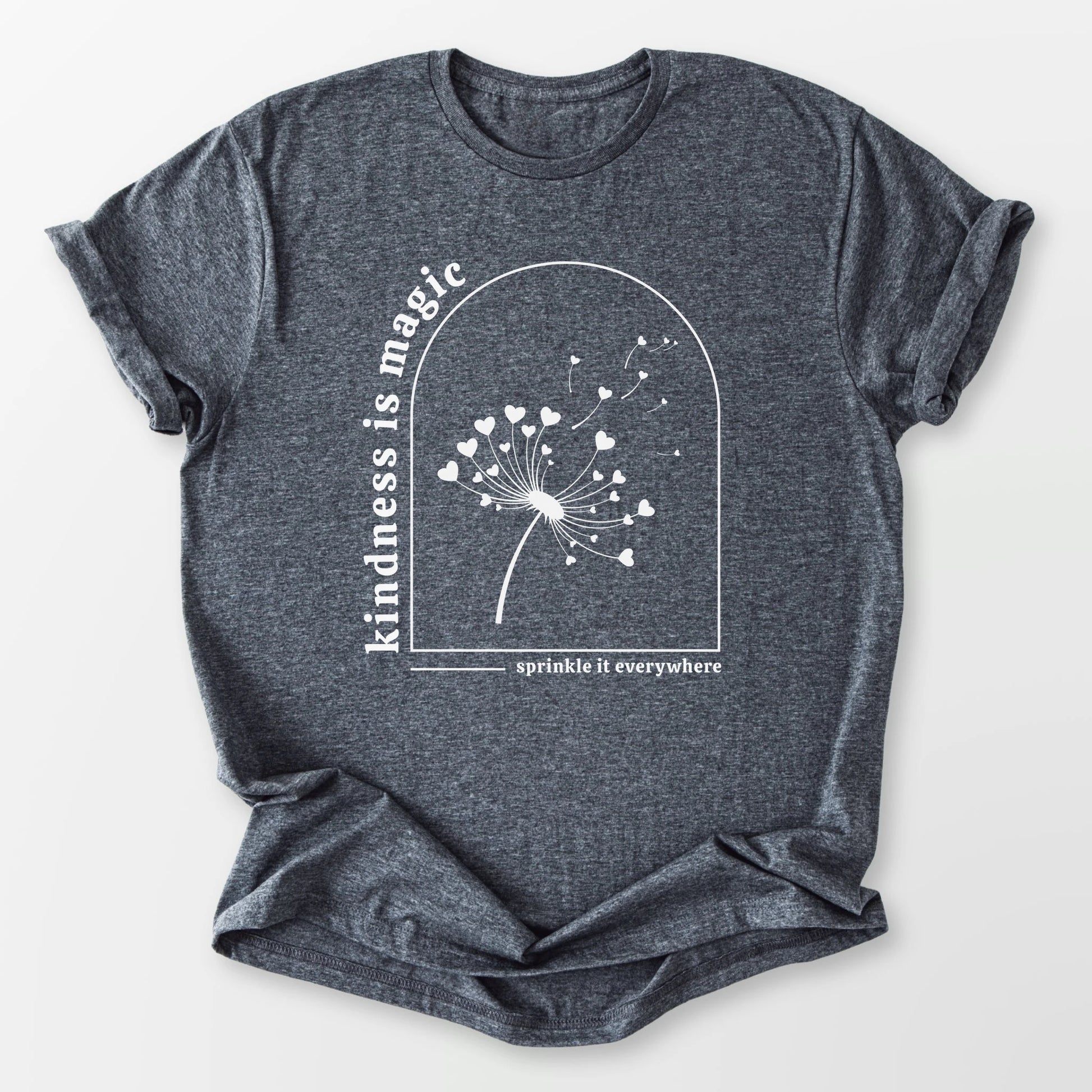 Kindness is Magic Tee Dark Heather Grey T-Shirt