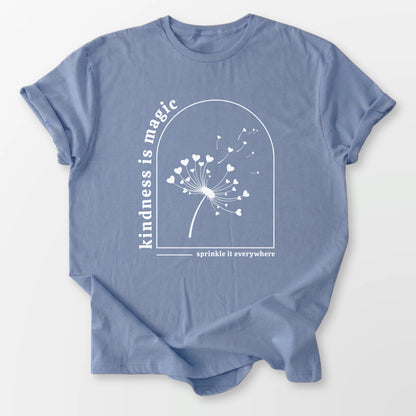 Kindness is Magic Tee Stone Blue T-Shirt