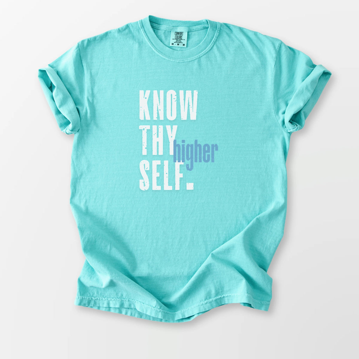 Know Thy Higher Self Comfort Tee Chalky Mint T-Shirt