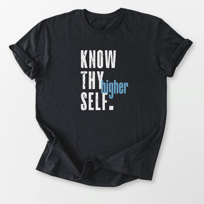 Know Thy Higher Self Tee Black T-Shirt