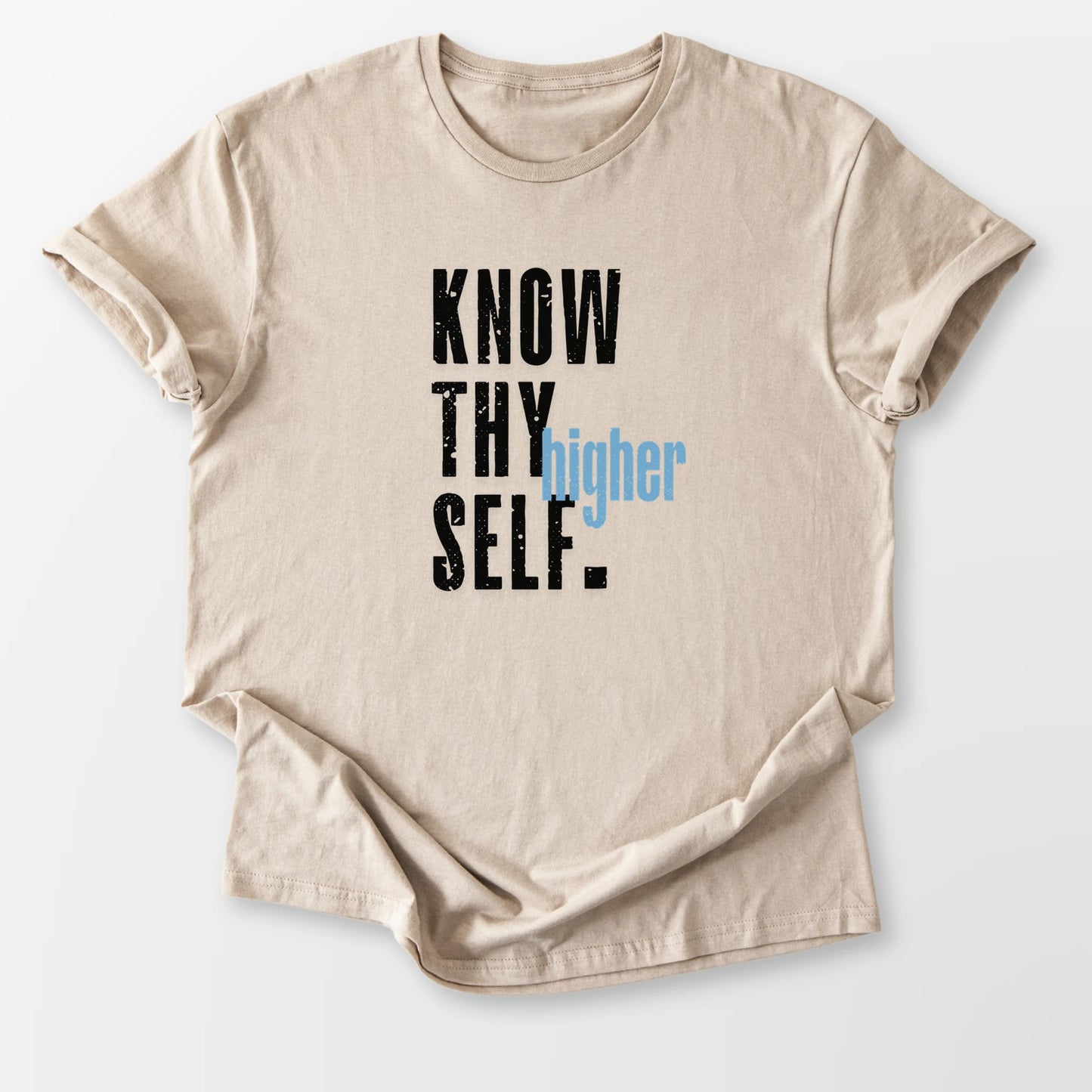 Know Thy Higher Self Tee Sand T-Shirt