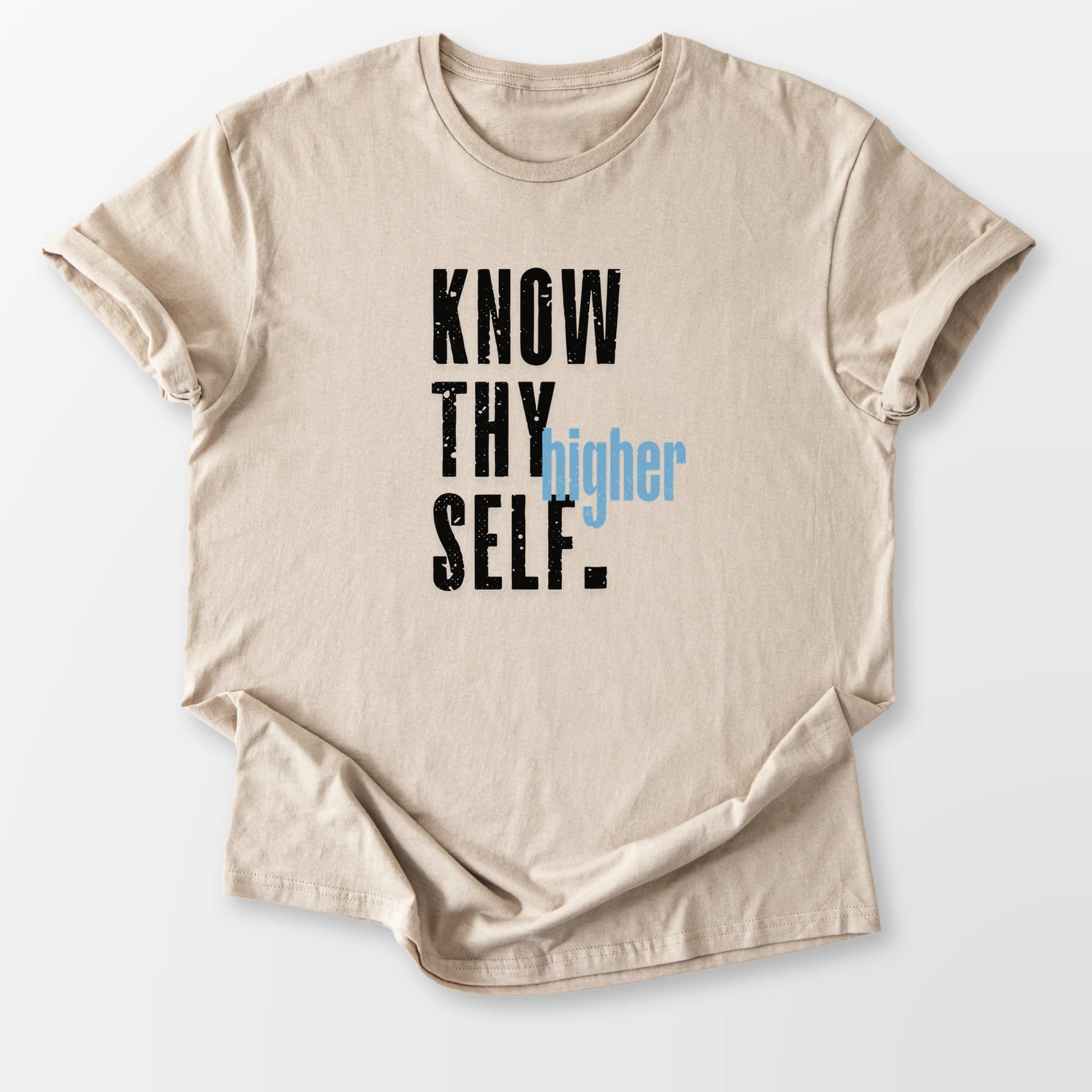 Know Thy Higher Self Tee Sand T-Shirt