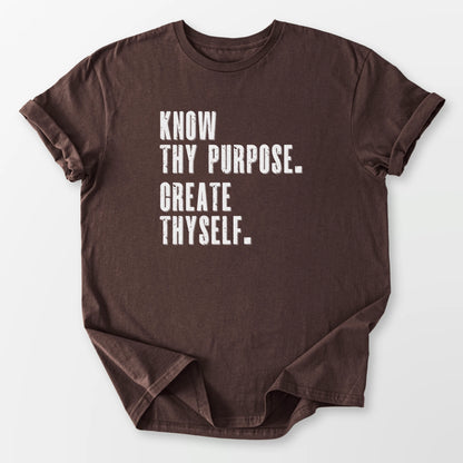 Know Thy Purpose Tee Dark Chocolate T-Shirt