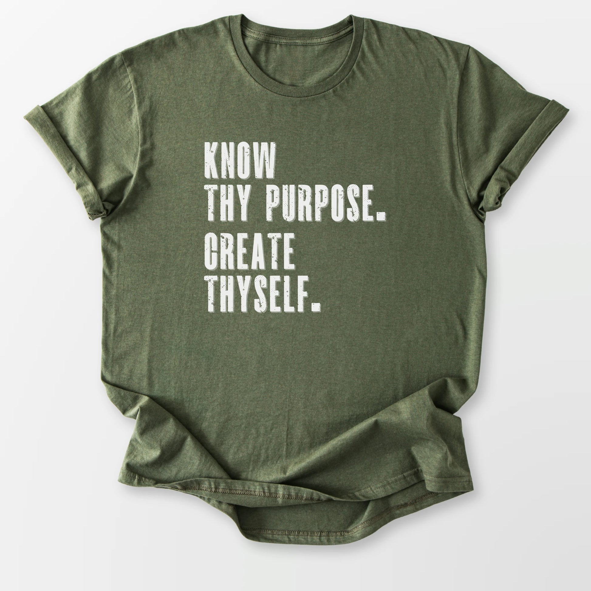 Know Thy Purpose Tee Military Green T-Shirt