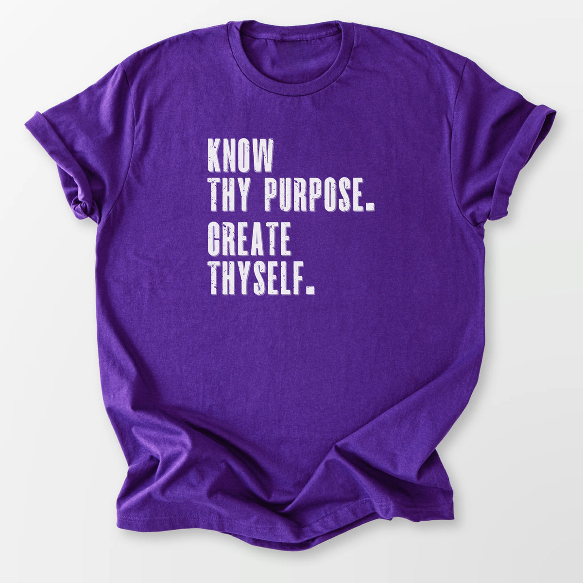 Know Thy Purpose Tee Purple T-Shirt