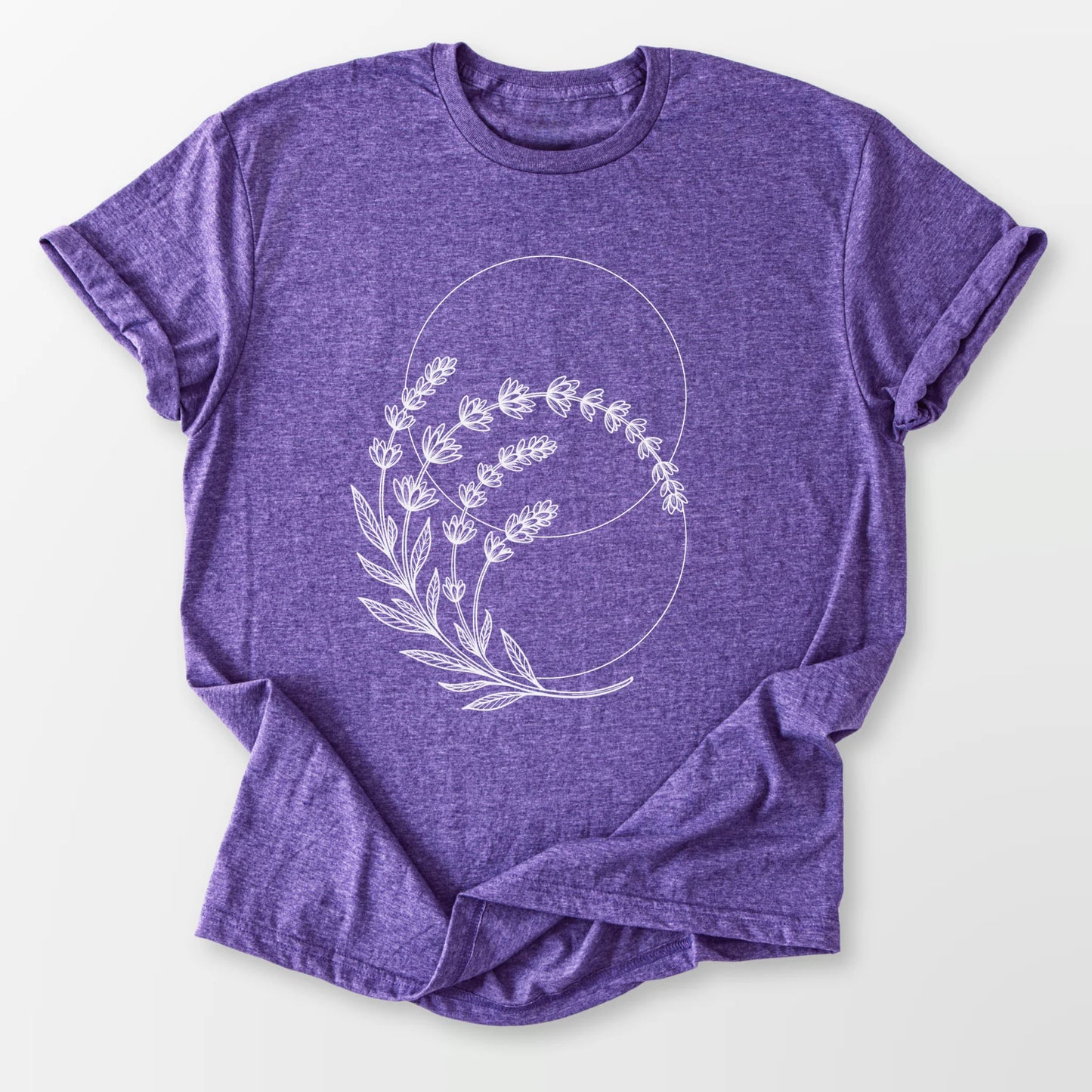 Lavender Harmony Tee Heather Purple T-Shirt
