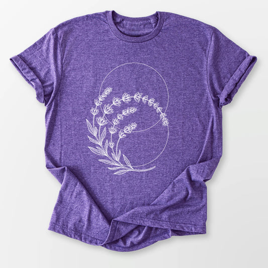 Lavender Harmony Tee Heather Purple T-Shirt