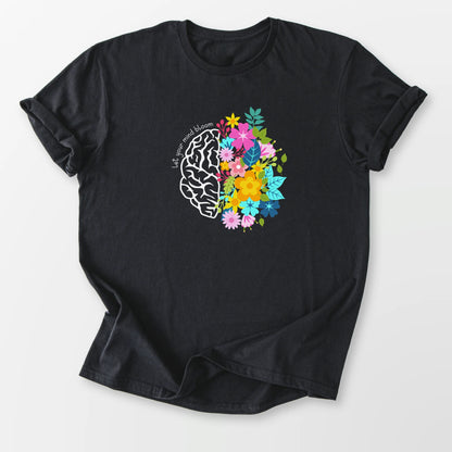 Let Your Mind Bloom Tee Black T-Shirt