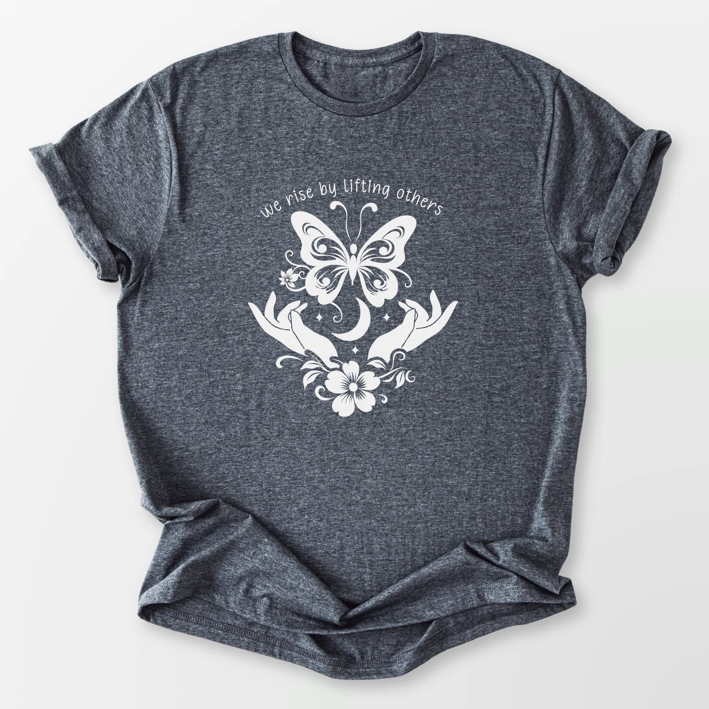 Lifting Others Tee Dark Heather Grey T-Shirt