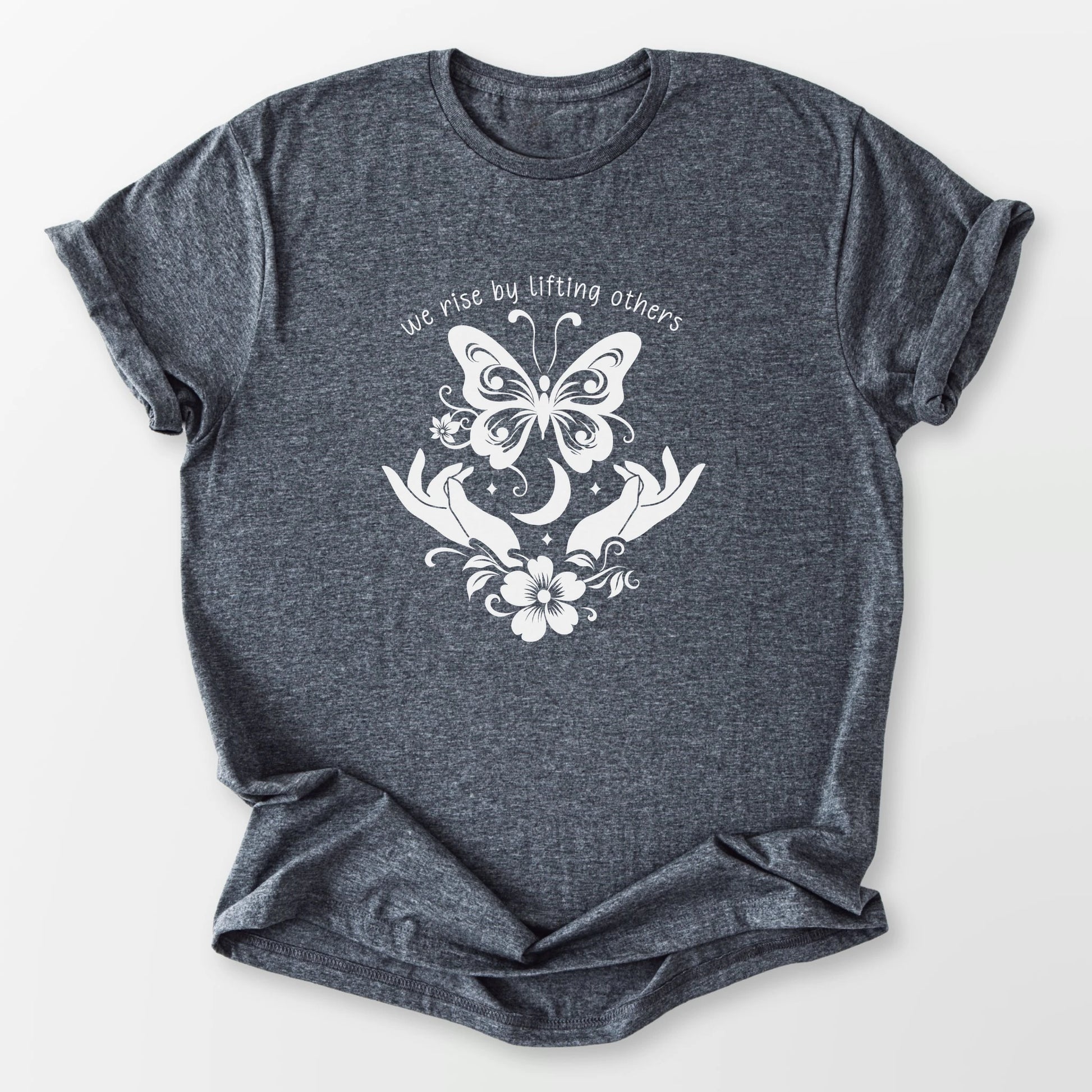 Lifting Others Tee Dark Heather Grey T-Shirt