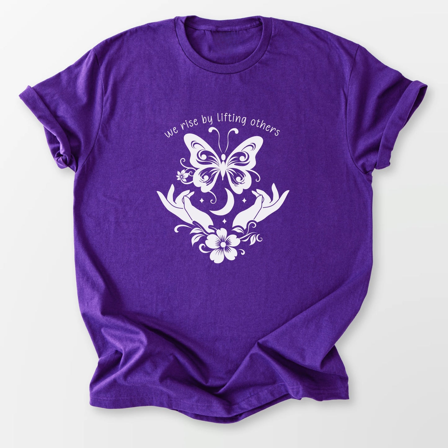 Lifting Others Tee Purple T-Shirt