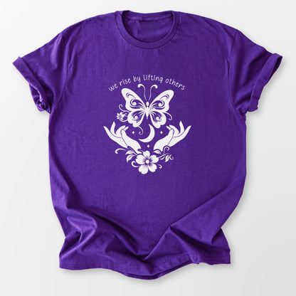 Lifting Others Tee Purple T-Shirt