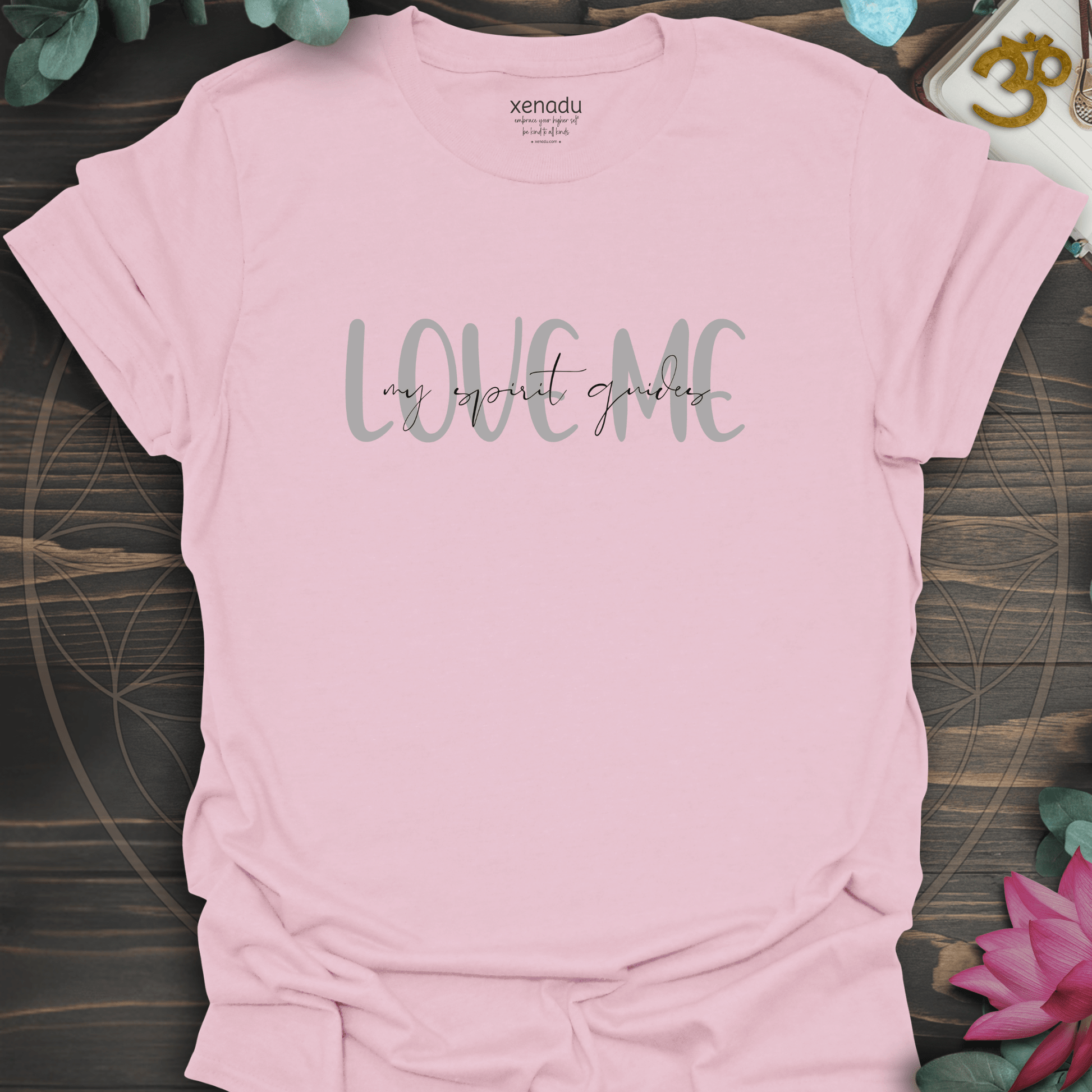 My Spirit Guides Love Me Tee Light Pink T-Shirt