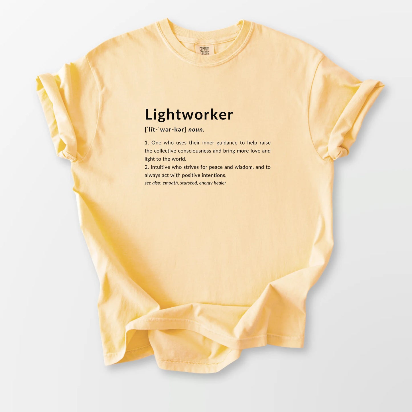 Lightworker Definition Comfort Tee Butter T-Shirt