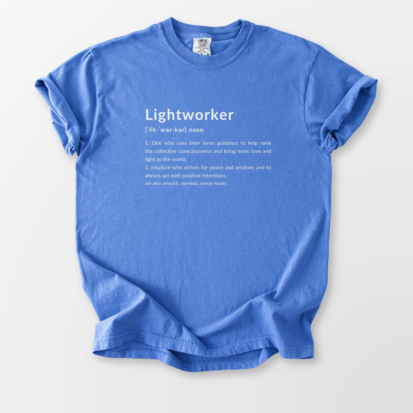 Lightworker Definition Comfort Tee Mystic Blue T-Shirt