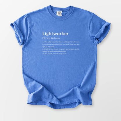 Lightworker Definition Comfort Tee Mystic Blue T-Shirt