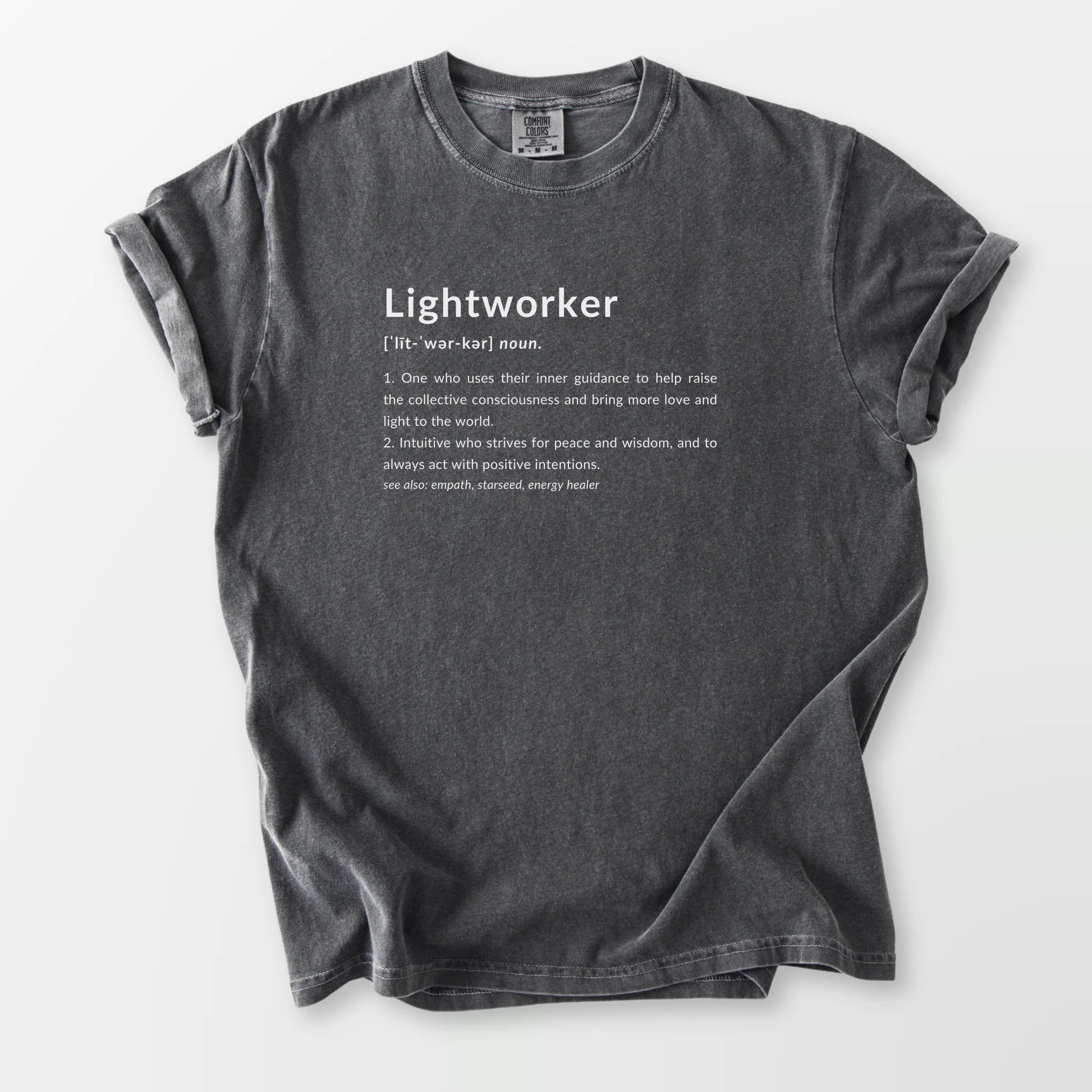 Lightworker Definition Comfort Tee Pepper T-Shirt