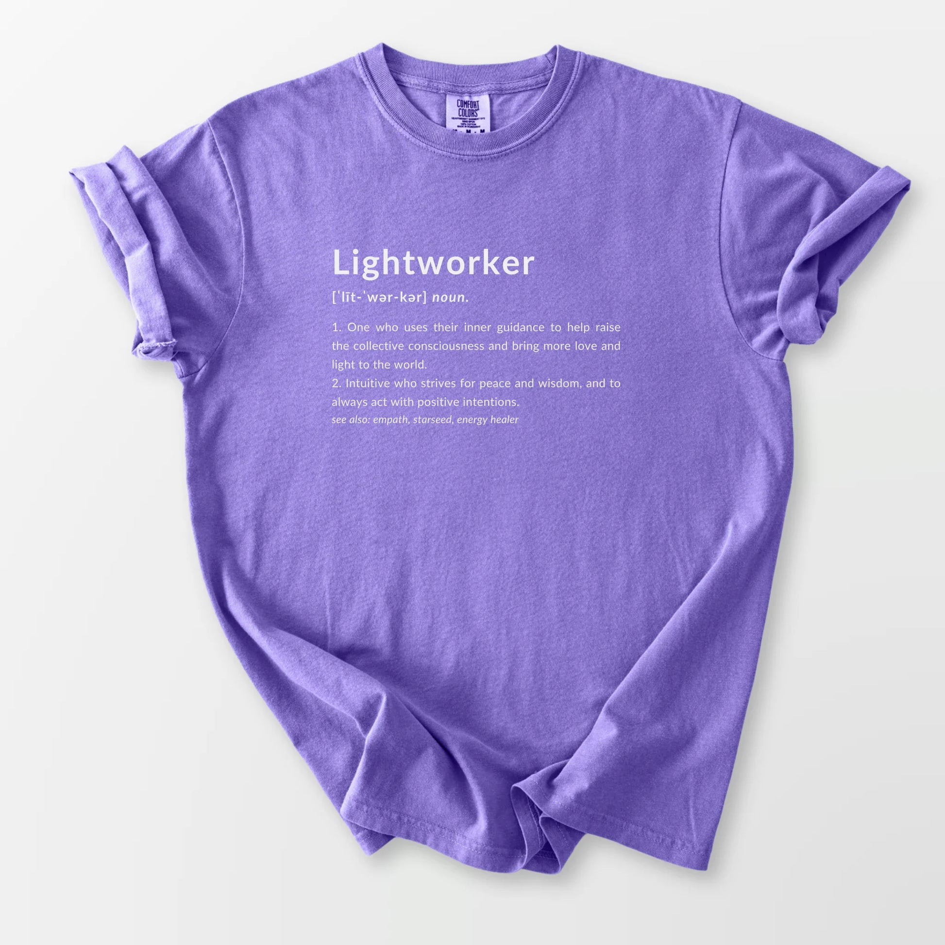 Lightworker Definition Comfort Tee Violet T-Shirt