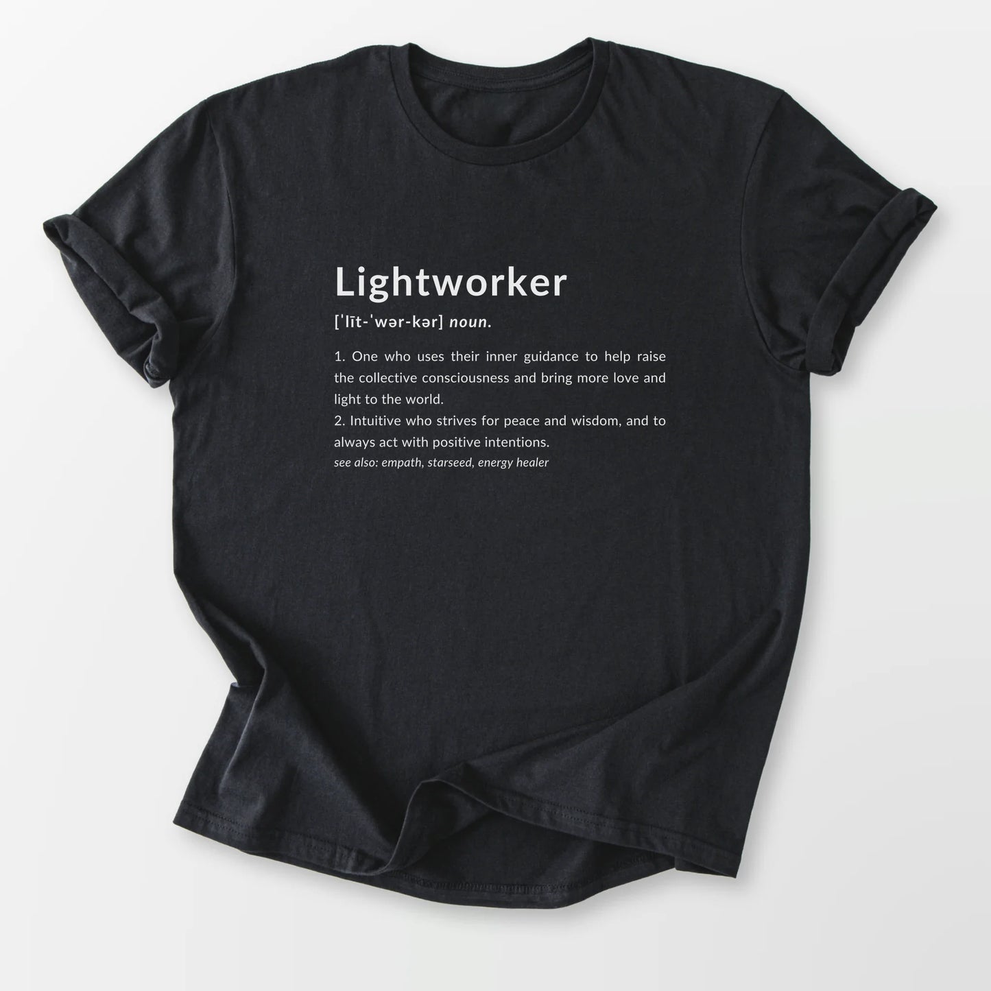 Lightworker Definition Tee Black T-Shirt