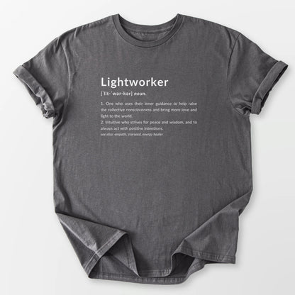 Lightworker Definition Tee Charcoal T-Shirt