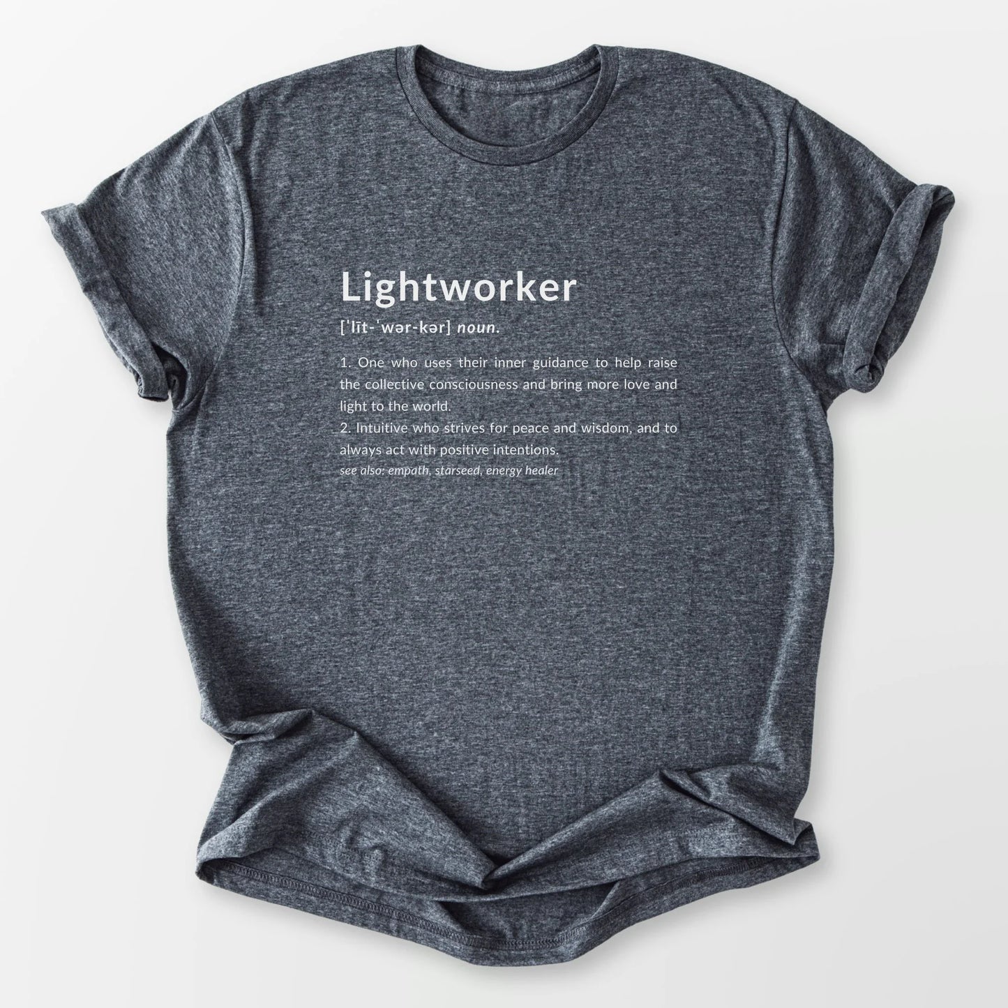 Lightworker Definition Tee Dark Heather Grey T-Shirt