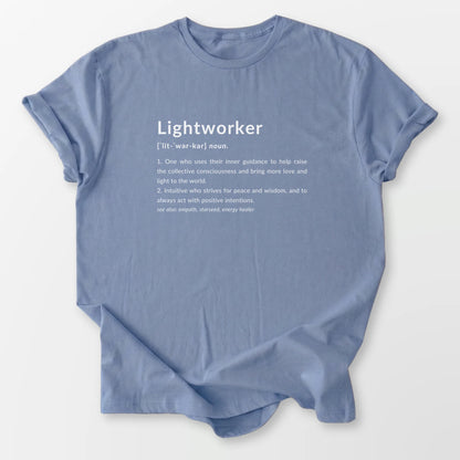 Lightworker Definition Tee Stone Blue T-Shirt