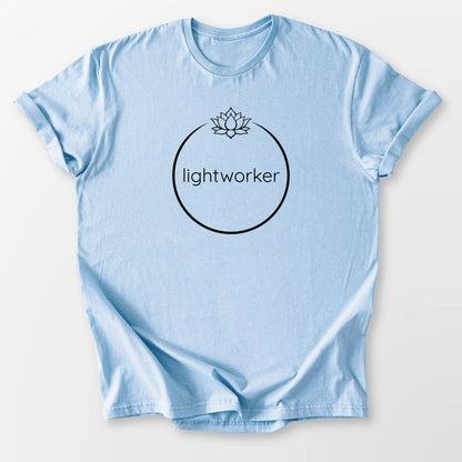 Lightworker Lotus Bloom Tee Light Blue T-Shirt