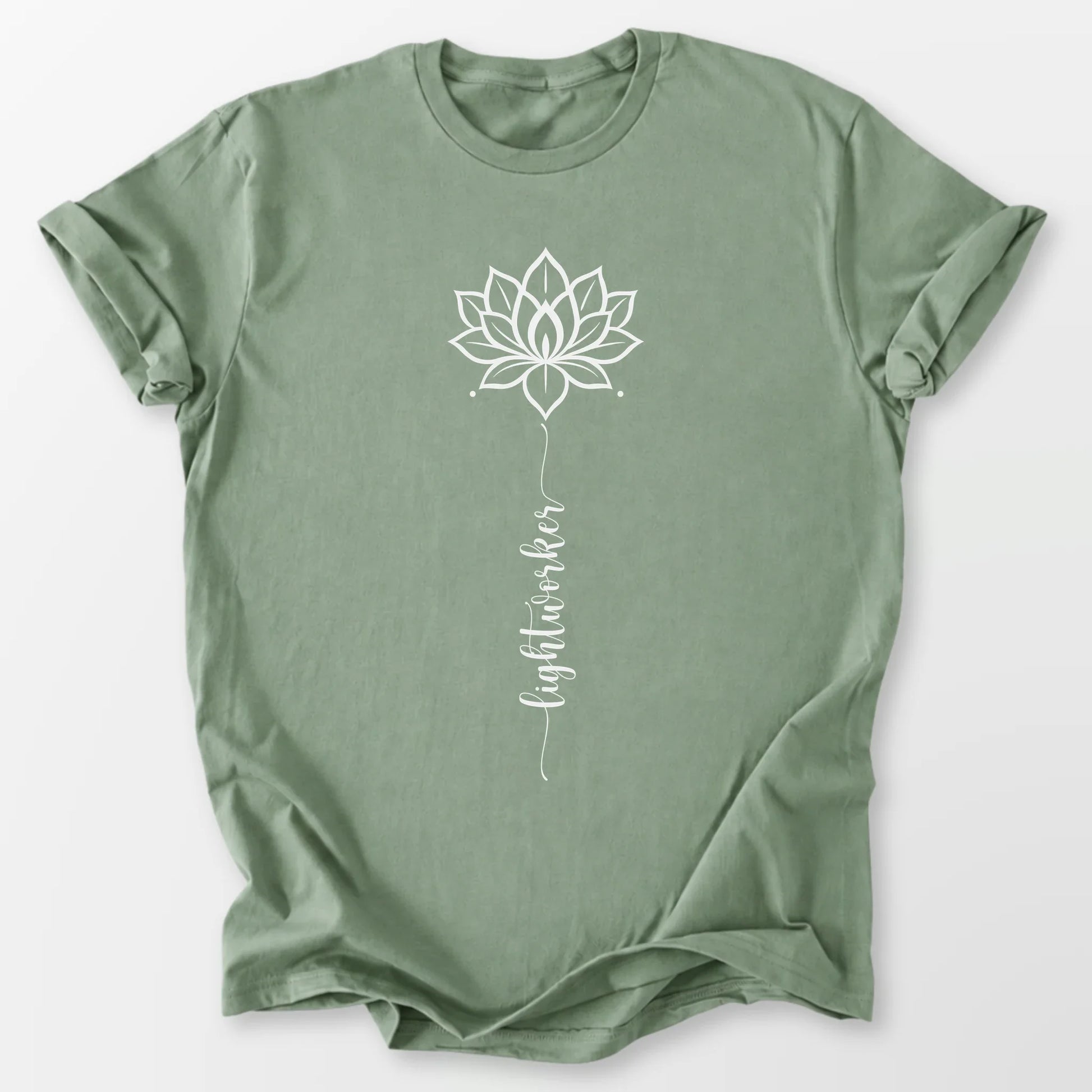 Lightworker Lotus Tee Sage T-Shirt