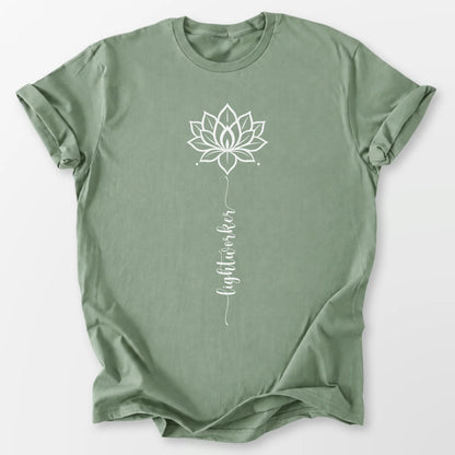 Lightworker Lotus Tee Sage T-Shirt