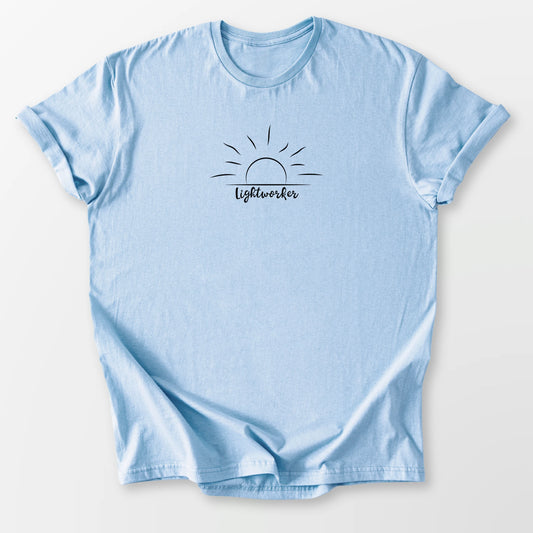 Lightworker Rising Tee Light Blue T-Shirt