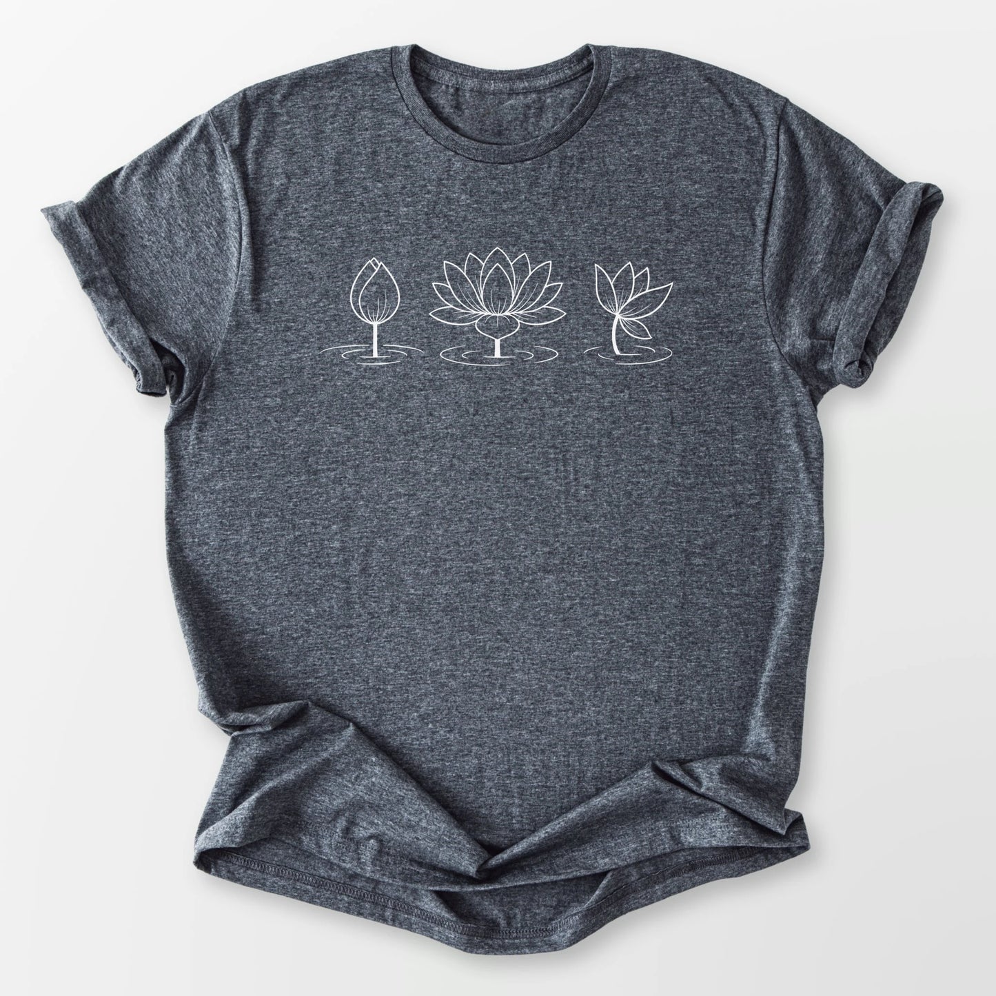 Lotus Journey Tee Dark Heather Grey T-Shirt