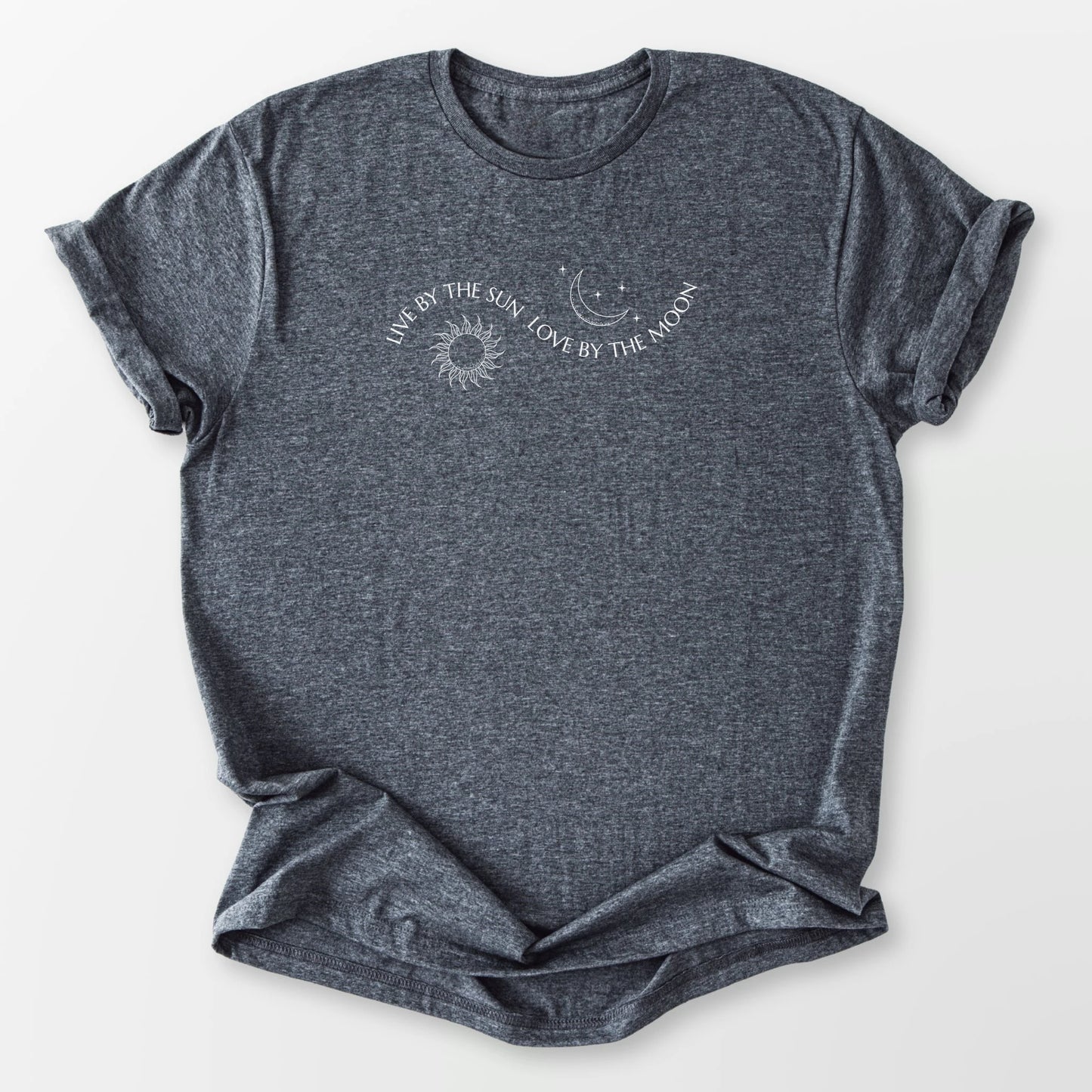 Love By The Moon Tee Dark Heather Grey T-Shirt
