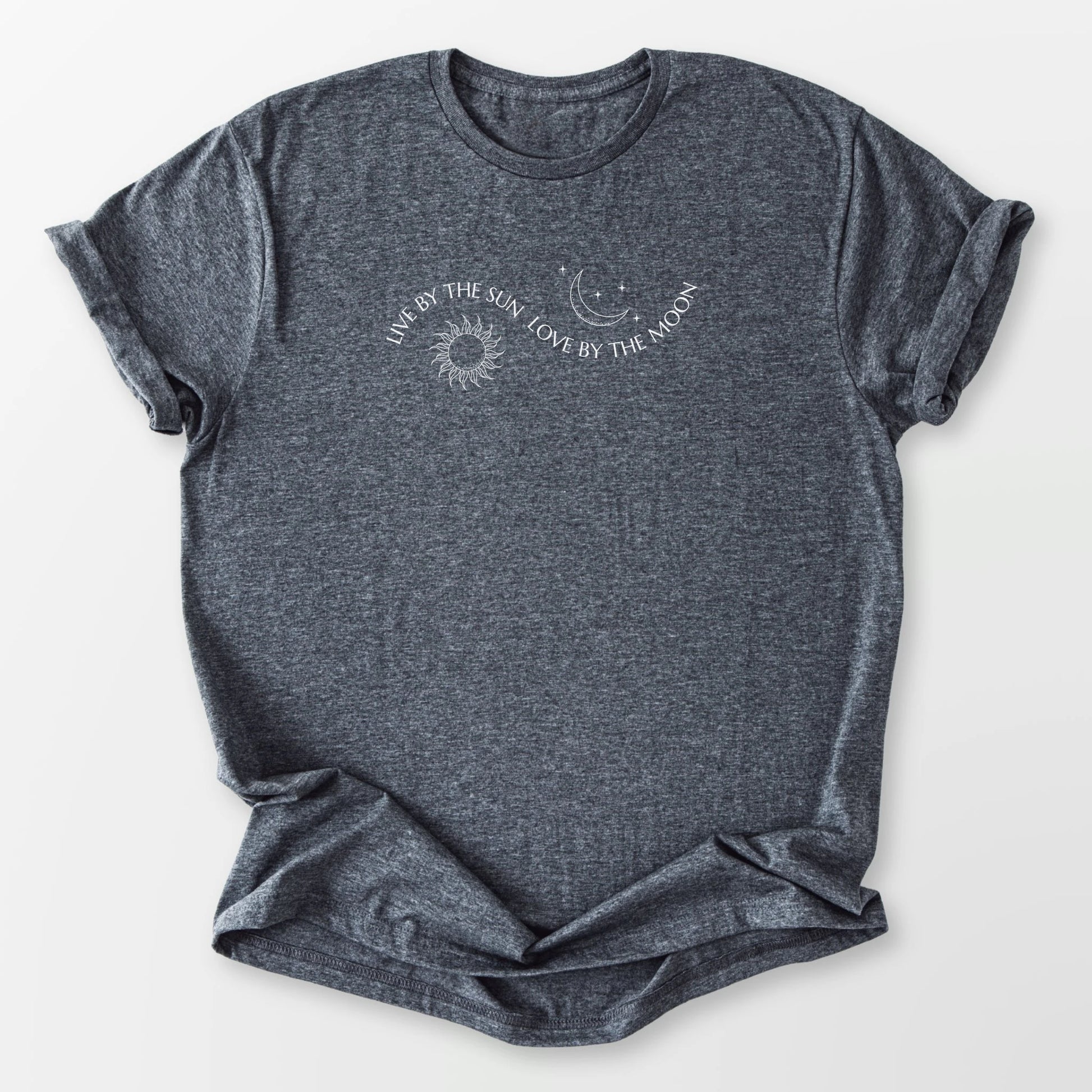 Love By The Moon Tee Dark Heather Grey T-Shirt