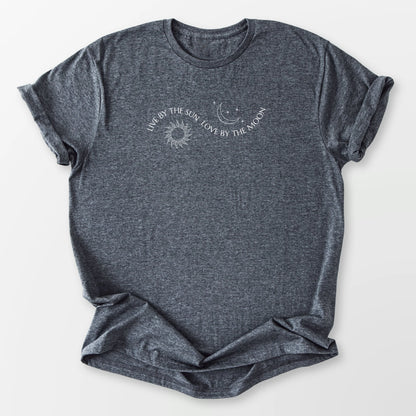 Love By The Moon Tee Dark Heather Grey T-Shirt