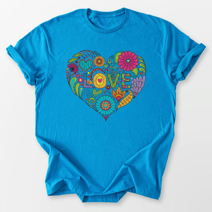 Love in Full Color Tee Sapphire T-Shirt