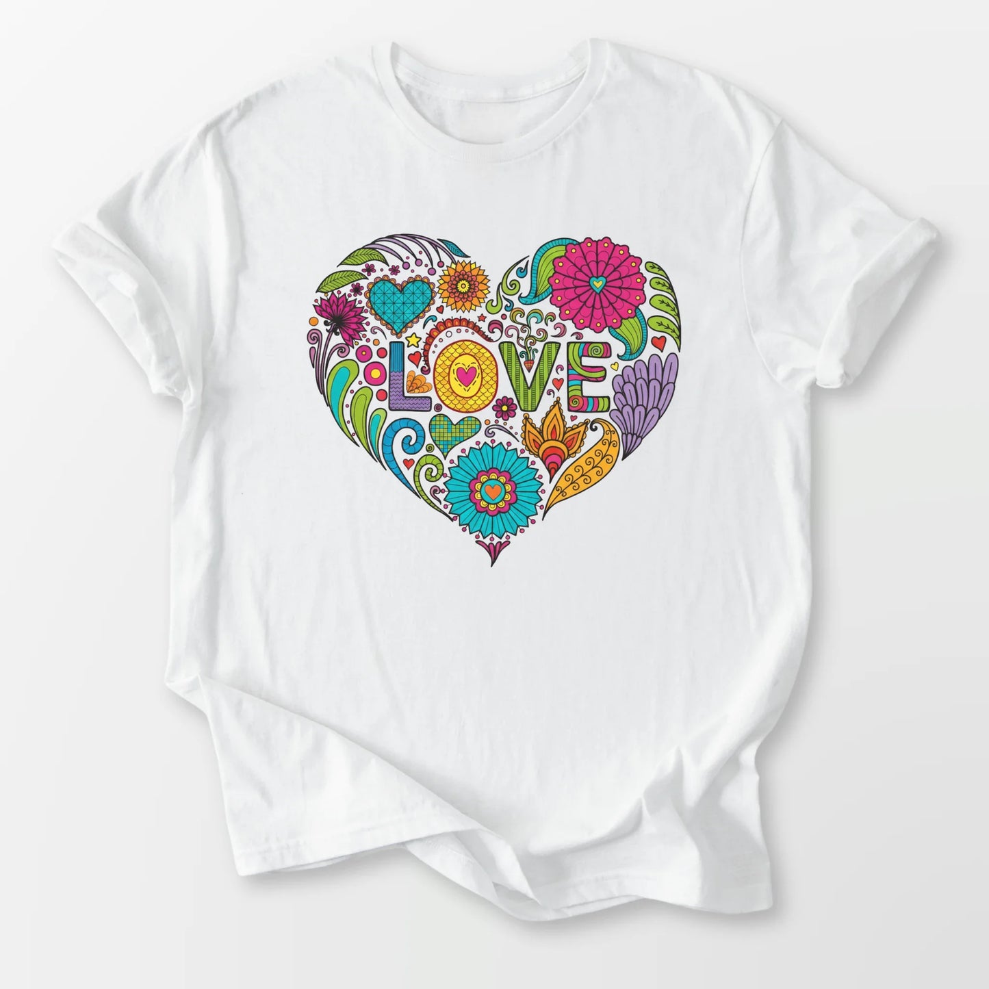 Love in Full Color Tee White T-Shirt